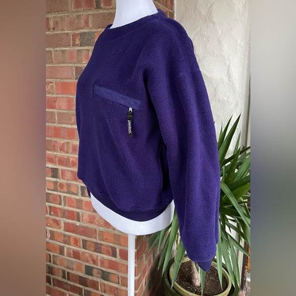 90s Patagonia Retro X Deep Pile Fleece Pullover Purple Size Small. Excellent - Picture 3 of 10